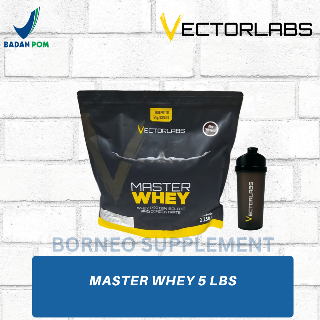 MASTER WHEY 5 LB LBS / 2250 GRAM / 2.25 KG WHEY PROTEIN VECTORLABS