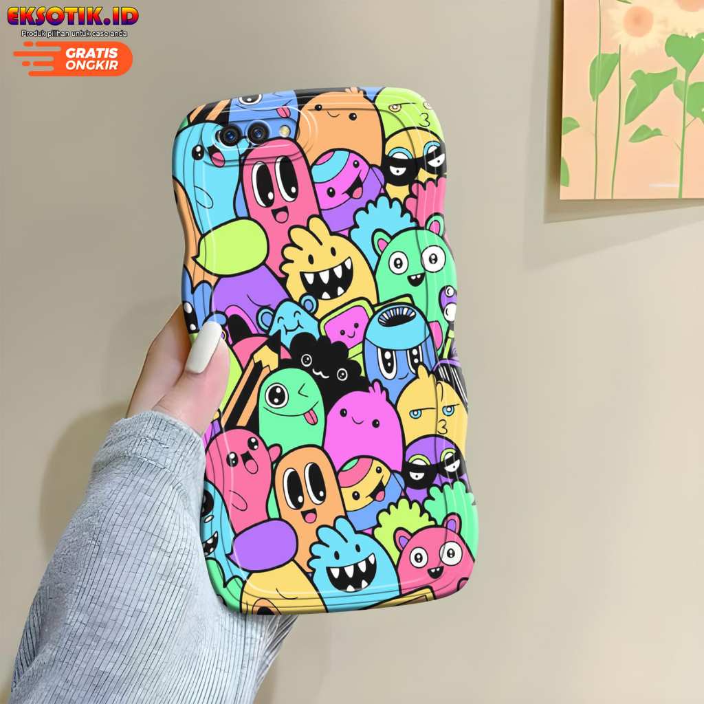 Case Oppo A1k / Realme C2 Gelombang - Casing Oppo A1k / Realme C2  - Silikon Oppo A1k / Realme C2  -