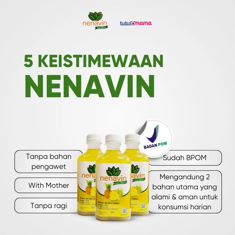 

Cuka Nanas Nenavin bantu Jaga asam urat dan diabetes