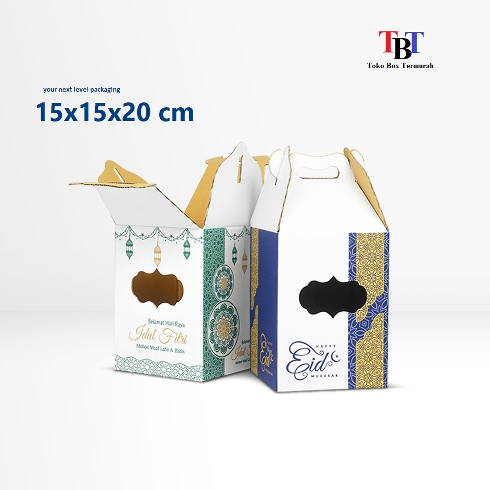 

Box KUKER 15x15x20 cm Jinjing (500GR isi 3 Toples ) Kardus/Kue Kering/hampers/idul fitri/Iedmubarak