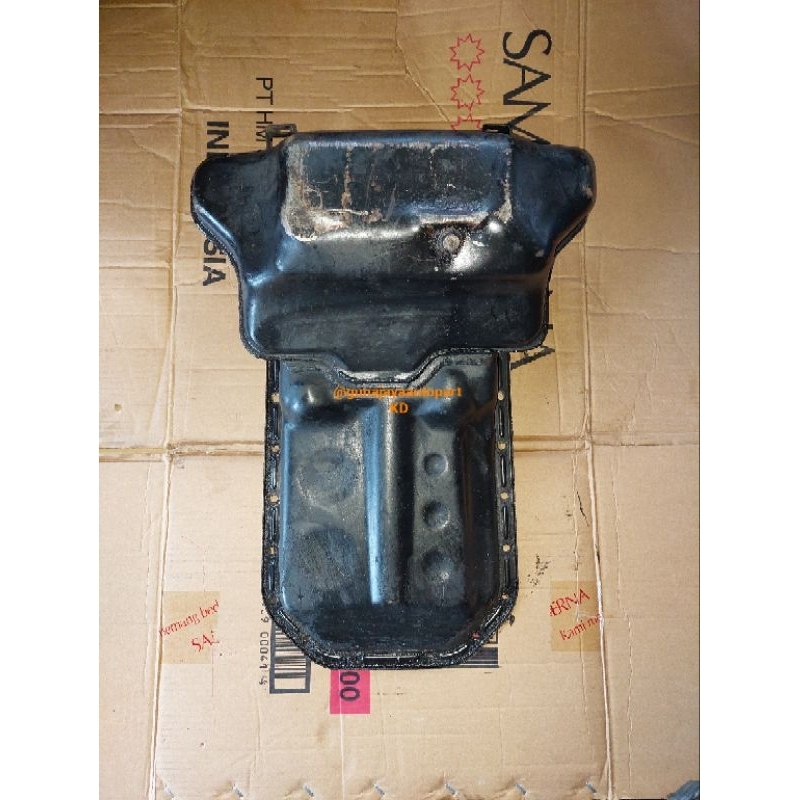 bak karter oli mesin toyota kijang innova hilux fortuner diesel 2.5 2kd original copotan