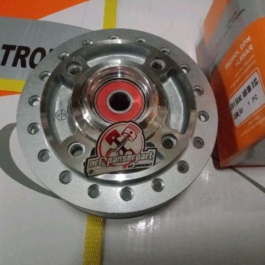 TROMOL DEPAN KHARISMA X 125//TROMOL RODA DEPAN HONDA SUPRA X 125 +LAHER /BEARING THALLAND