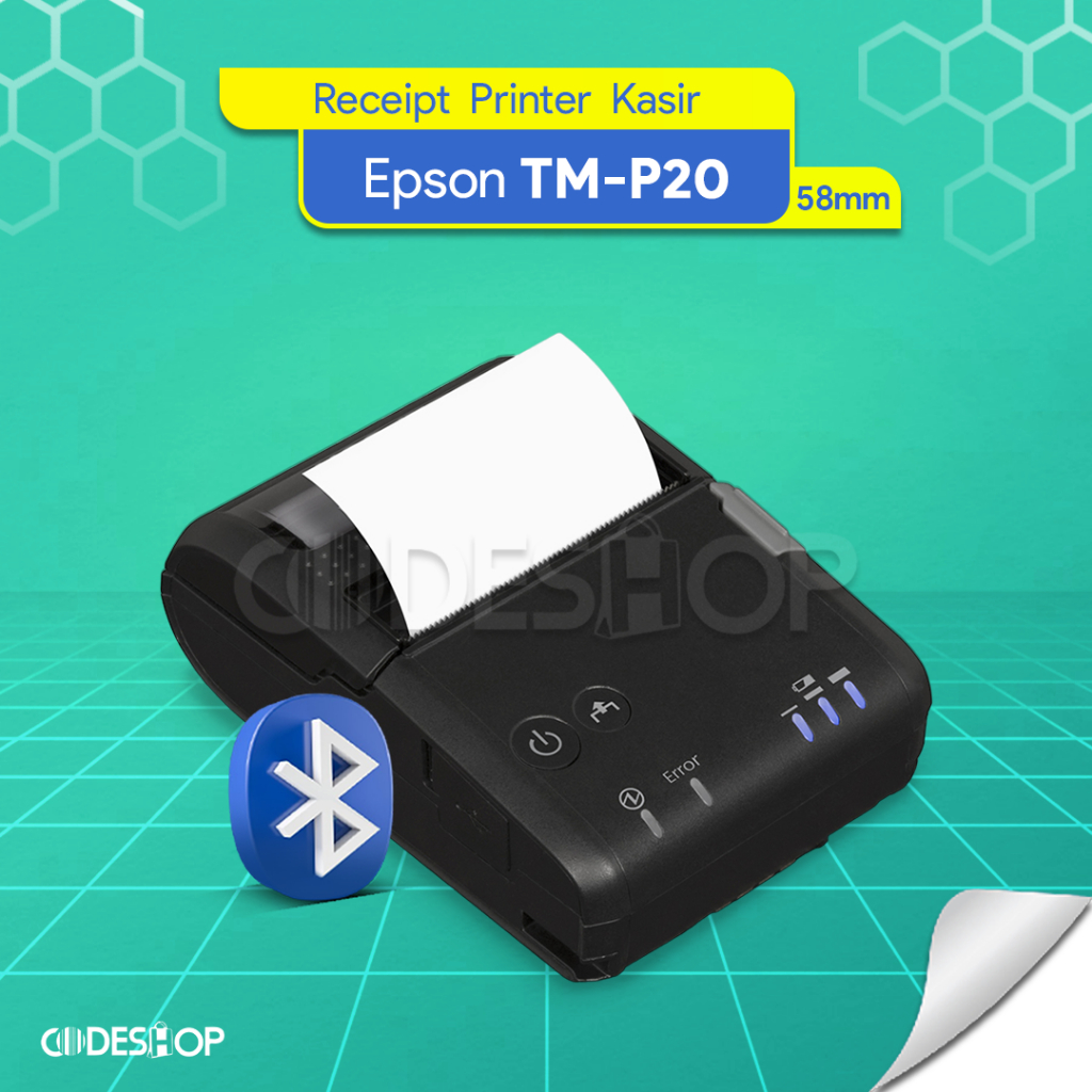 Printer Kasir Thermal Epson TM-P20 Bluetooth Portable