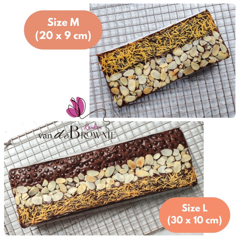 

Fudgy Brownies size L (30x10cm)