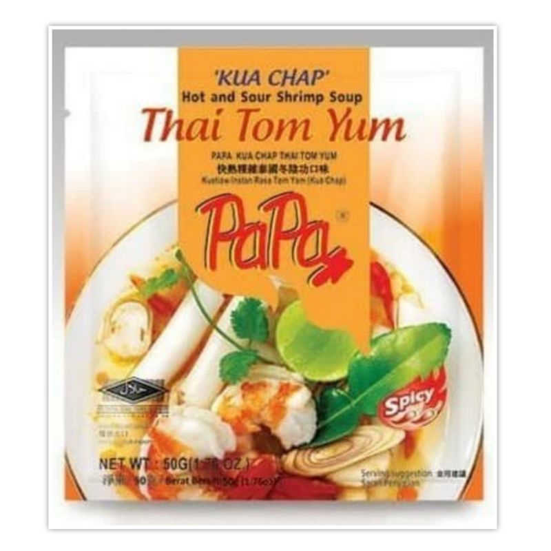 

Papa Kua Chap Tom Yum 50 gr Tomyam