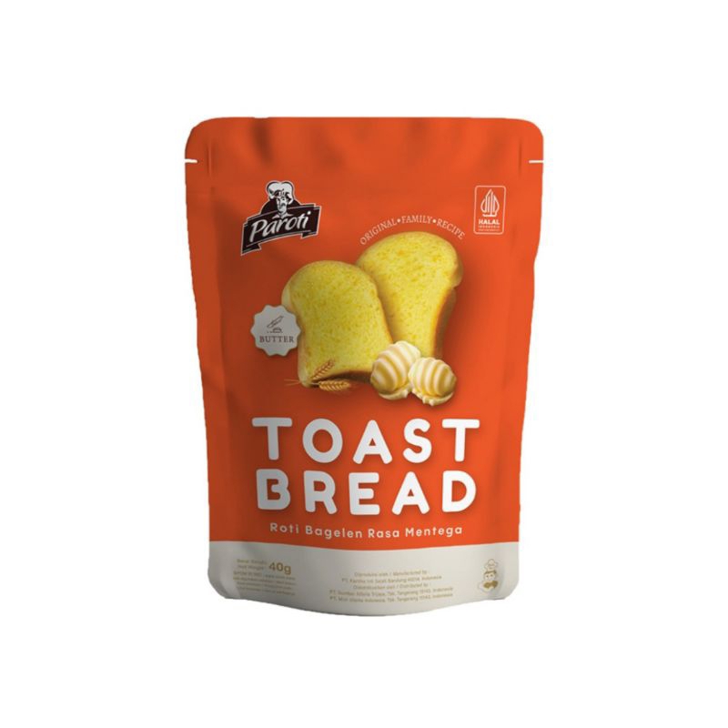 

Paroti Toast Bread Roti Bagelen Mentega 40gr