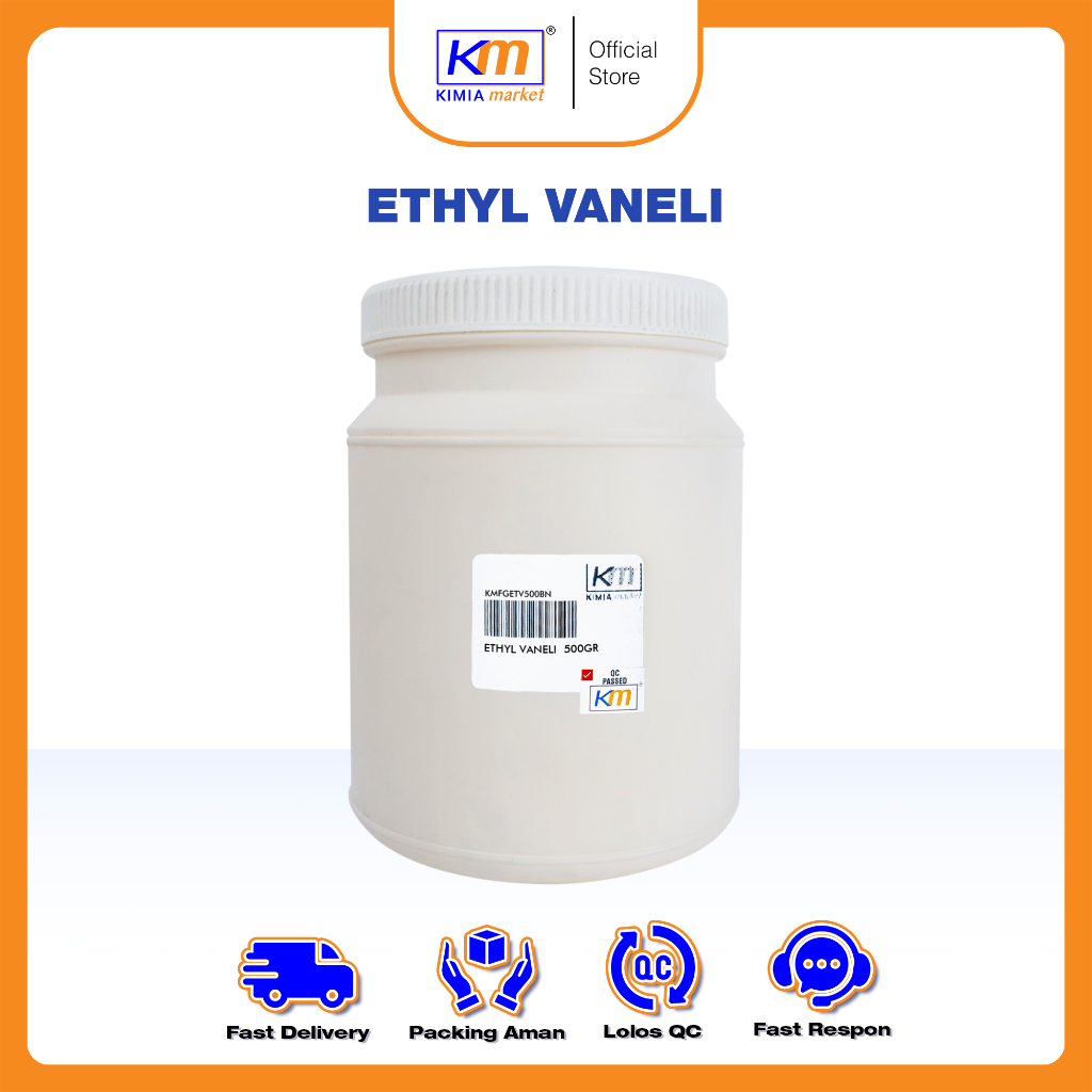 

Ethyl Vanilin 500gr / Vanilin Powder / Tambahan Pangan Aroma Vanili / Polar Bear / Ethyl Vanelli