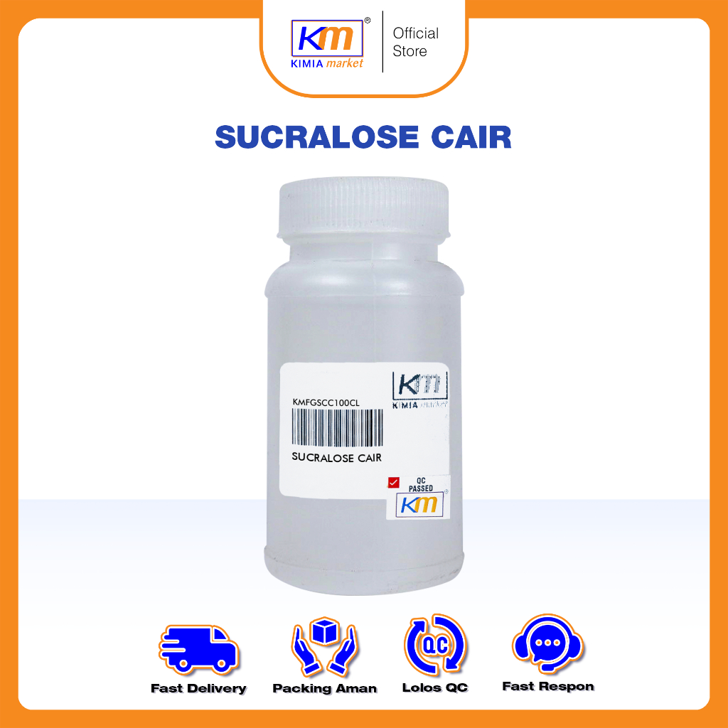 

Pemanis Sucralose Liquid 100ml / Sweetener / Sucralose cair 100ml Sucralose 100ml / Pemanis Rendah Kalori / Pemanis Buatan