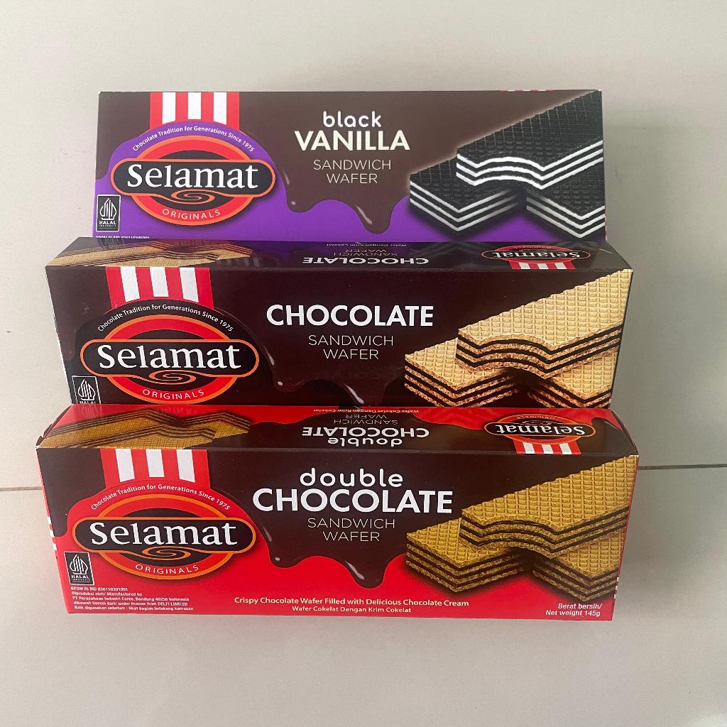 

Selamat Wafer 145 Gram Chocolate / Double Chocolate / Black Vanilla