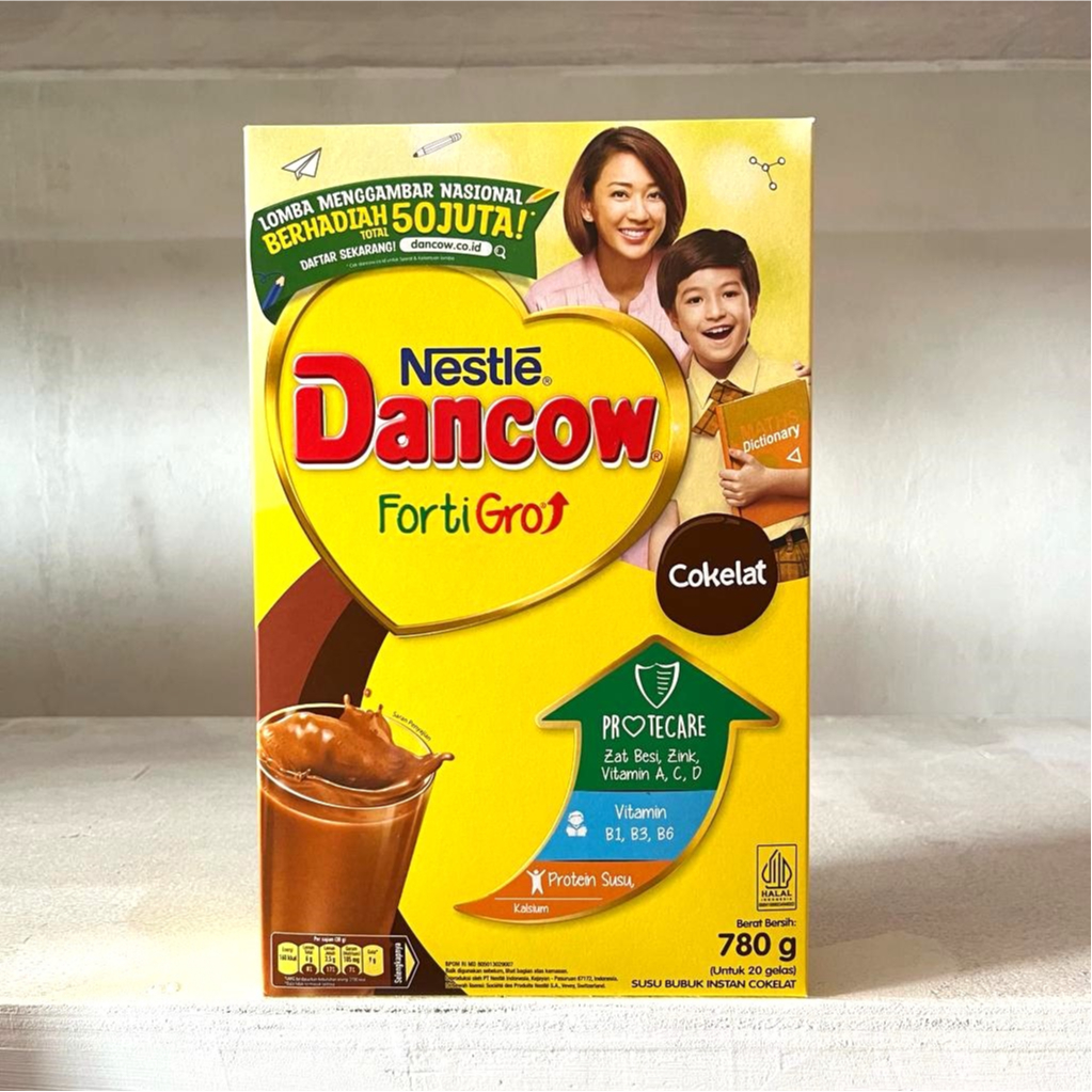 

New // Dancow Fortigro Instant/Cokelat/Full Cream 780Gr // 100% Original