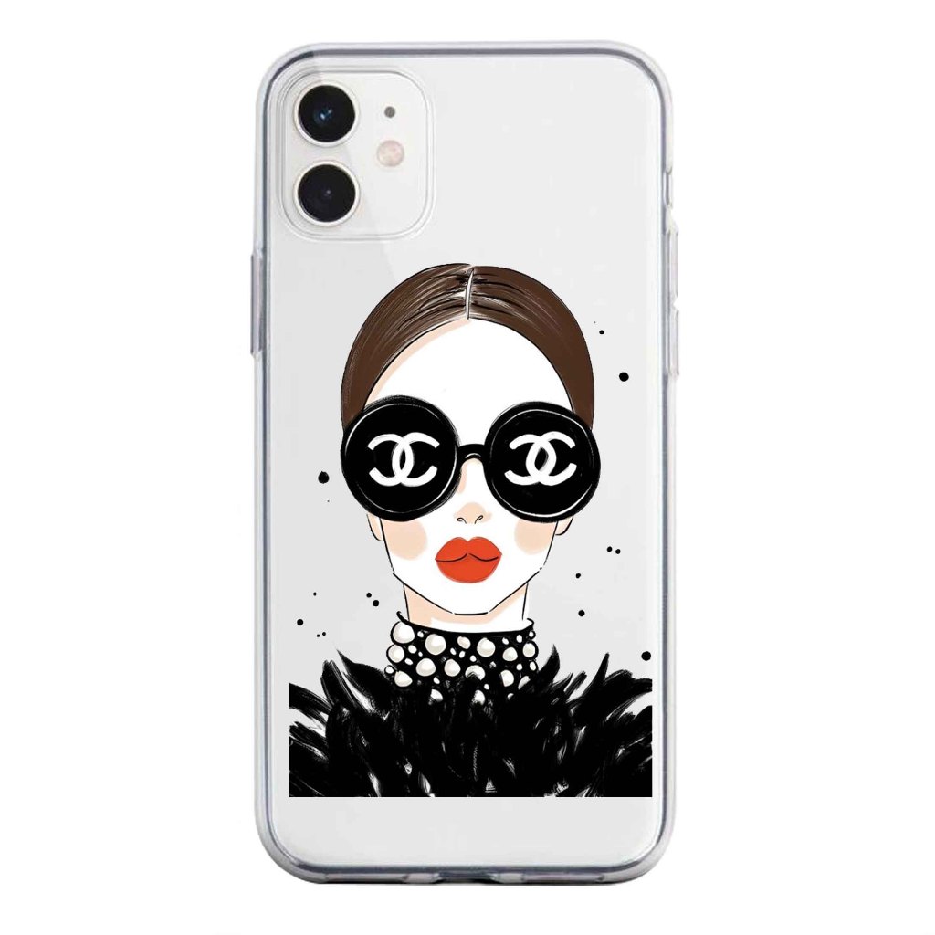 Soft case IPHONE PRINTING CHANEL face Case iphone 6 6s 7 8 plus x xs xr max 11 12 mini 13 pro max 14