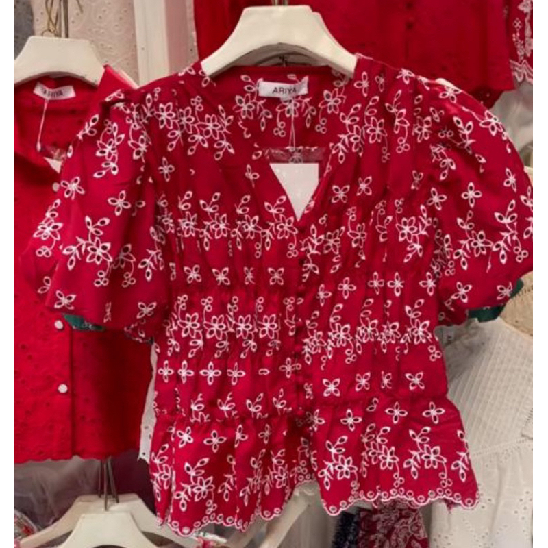 BUY ME/ATASAN BANGKOK/ATASAN MERAH/ATASAN LENGAN PENDEK BANGKOK