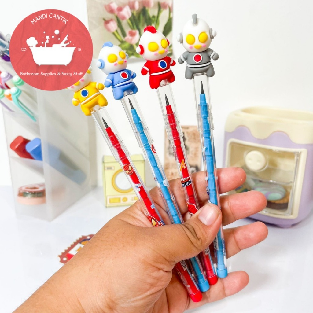 

PENSIL SUSUN ULTRAMAN PS-1099 pencil LUCU IMUT KADO UNIK KOREA AESTHETIC COD