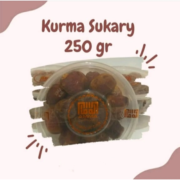 

Kurma Sukary Alqaseem cup 250 gr/kurma sukari kemasan cup/kurma sukari