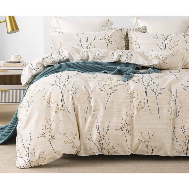 Sprei Golden Branches - by Menys | Sprei Katun Halus Lembut | Sprei Anti Geser