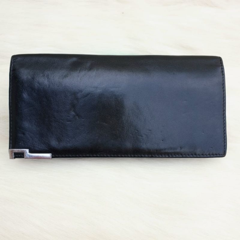 Dompet Bostanten Pria Wanita Hitam Kulit Asli