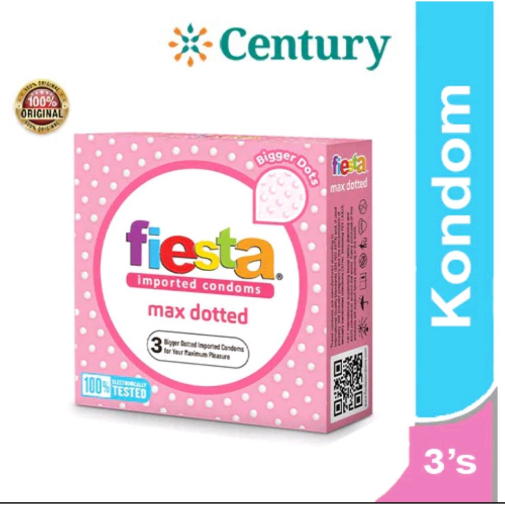 Fiesta Condoms Max Dotted isi 3