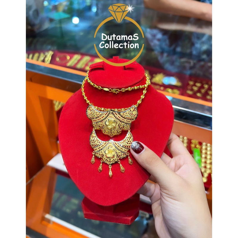 Bros / Liontin Dubai berat 10gram an Emas Asli Kadar 375% /8k)