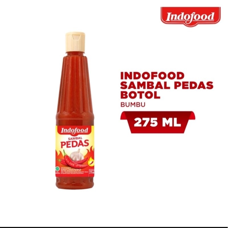 

Sambal Indofood Pedas Botol 275ml