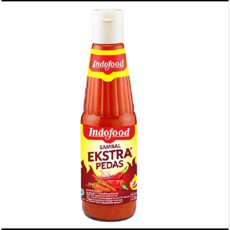 

Sambal Indofood Ekstra Pedas Botol Kaca 335ml