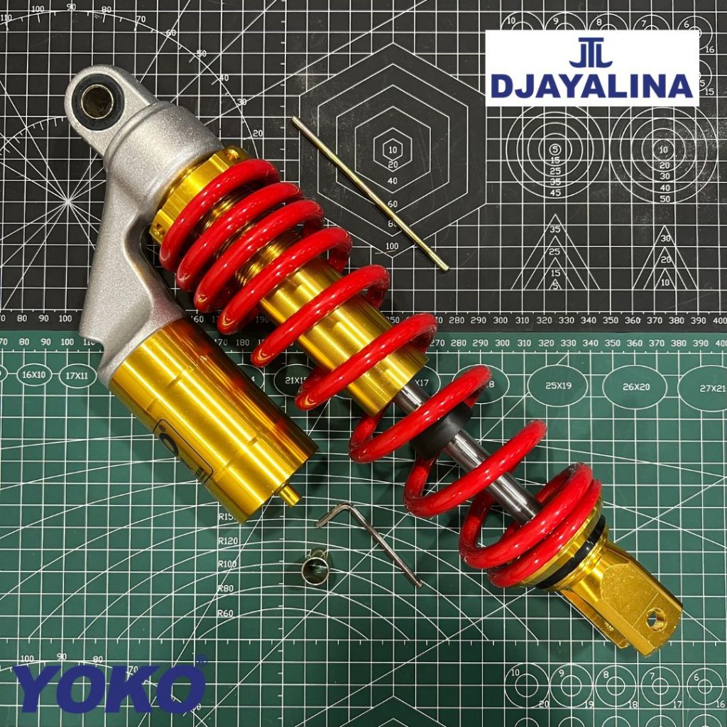Shockbreaker YOKO Freeze (JLT 175) - untuk motor Mio Beat Vario ukuran 305mm Shock Tabung Fungsi