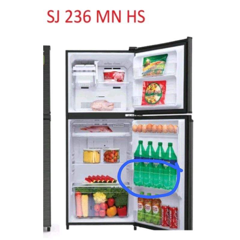 Rak botol besar kulkas Sharp SJ 236 ORIGINAL (gratis packing)