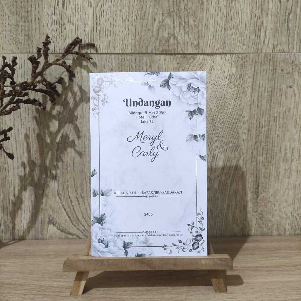 ERBA 2405  Blangko Undangan KOSONGAN, Undangan Pernikahan Murah