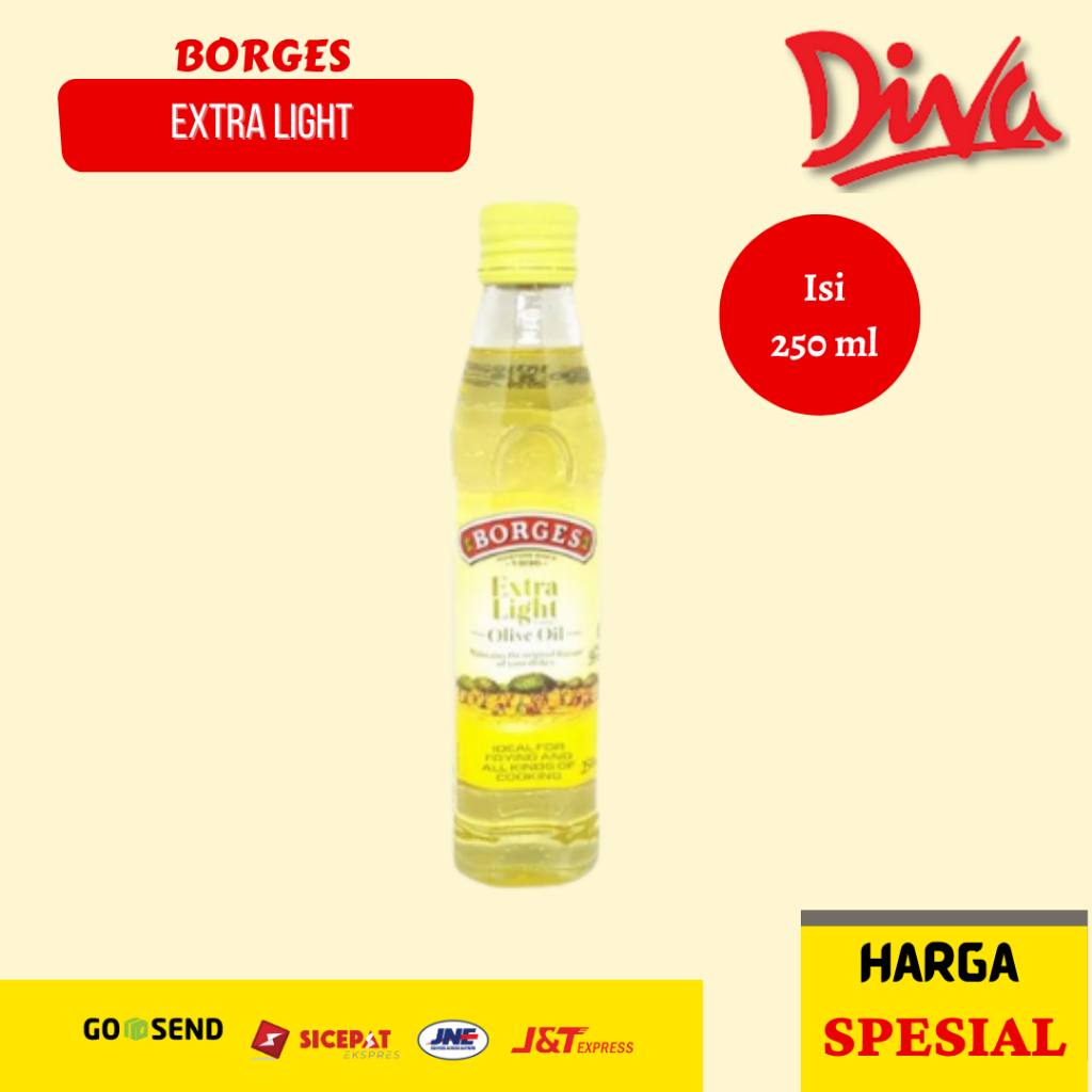 

Borges Extra Light Olive Oil 250ml | Minyak Zaitun Borges