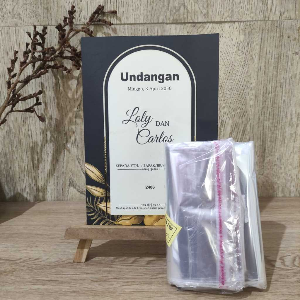 ERBA 2406 Blangko KOSONG Undangan + Plastik Opp