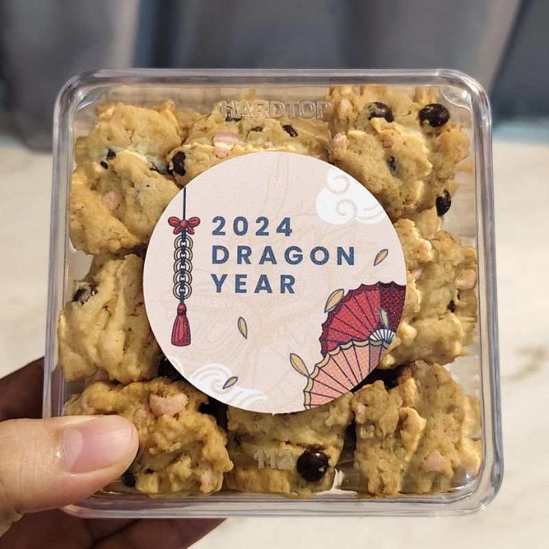 

Chinese New Year Sticker Hiasan Kue Kartu Ucapan Imlek Glitter