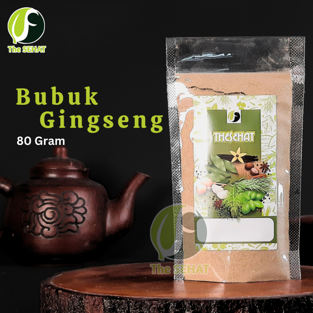 

TheSehat Bubuk Gingseng Asli Rempah Herbal Bubuk Minuman Murni Ginseng 80gr