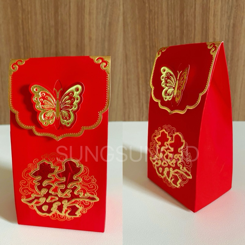 

Kotak Souvenir Sangjit Chinese Wedding / Kotak Handuk / Paper Bag ShuangXi / Perlengkapan Sangjit 137150
