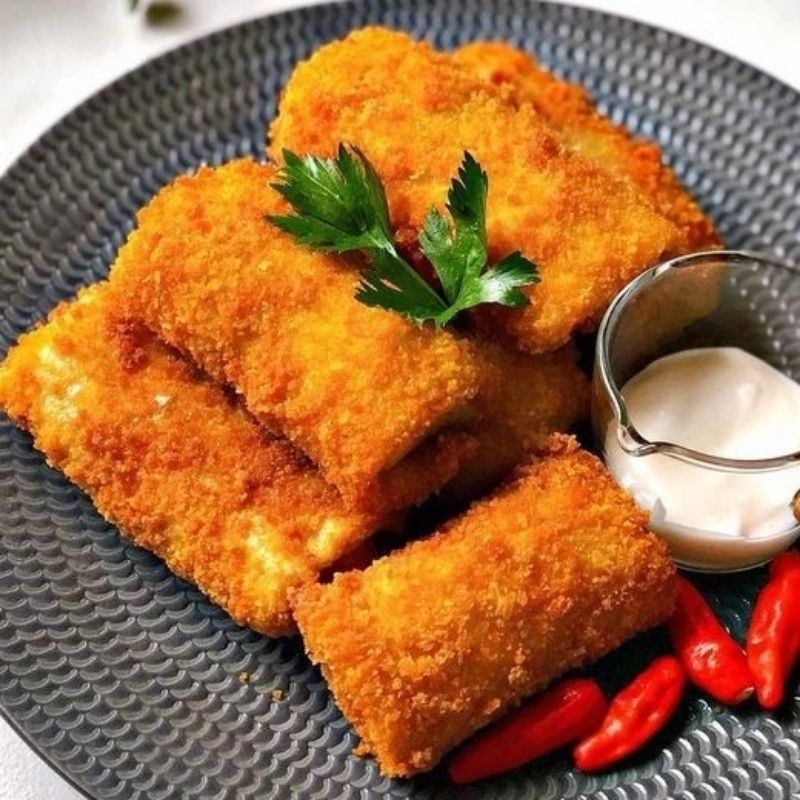 Risagna Frozen isi 5 - Risol Ayam Bolognese rasa Pizza by SajiandrJenna