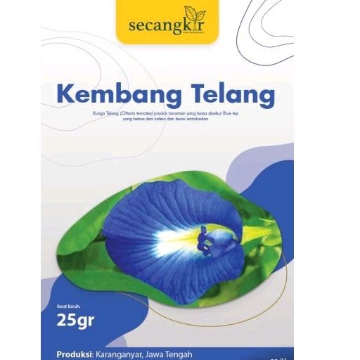 

Kembang Telang kering 25 gr baik untuk kesehatan mata