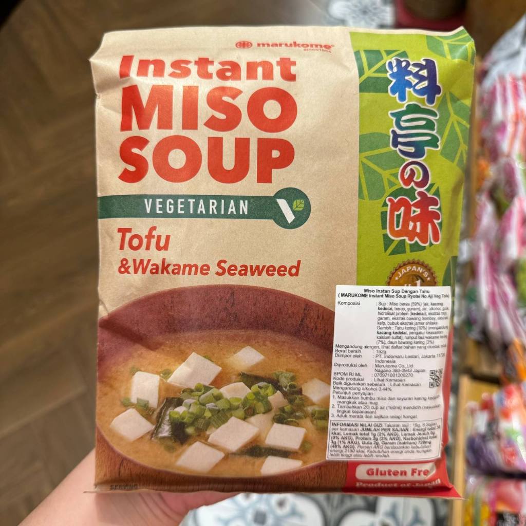 

Sup Miso Instan Bubuk Marukome Vegetarian 8 Servings