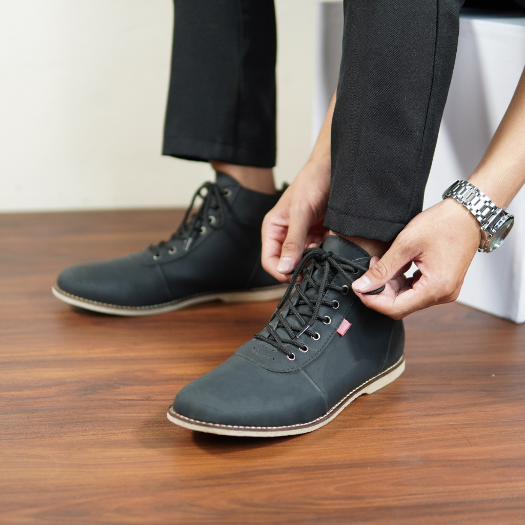 Sepatu Pantofel Pria Pantofel Kickers Bandit Hitam Coklat  Sepatu Pantofel kerja