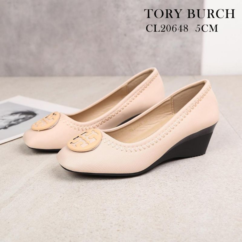 Sepatu Wedges Impor Premium Tory Burch CL20648