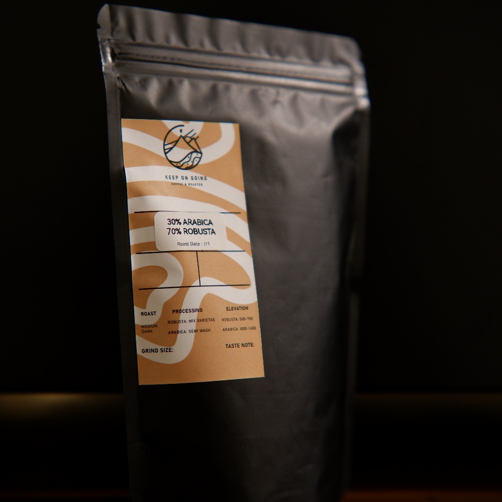 

Biji Kopi Blend 30% Arabica | Blend 30/70 Kopi Susu Ekonomis 100 gr