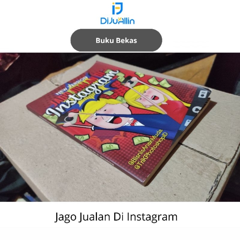 Original Buku Bekas Jago Jualan di Instagram Rico Huang Fransisca Purnama