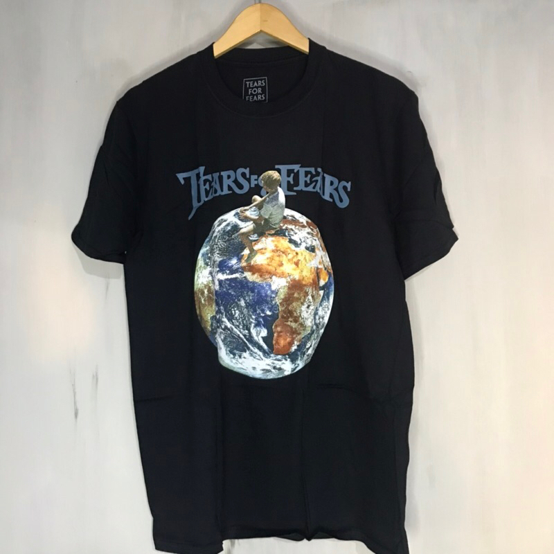 KAOS BAJU BAND TEARS FOR FEARS OFFICIAL BAND NEW WAVE NEW ORDER JOY DIVISION OFFICIAL MERCH