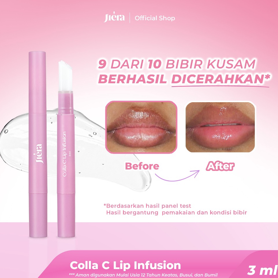 KODE U8D2 JIERA Colla C Lip Infusion Lip Essence  Next Level Lip Care  Lip Pen Pertama di Indonesia Mencerahkan dan Menutrisi Bibir  Jiera Official Shop