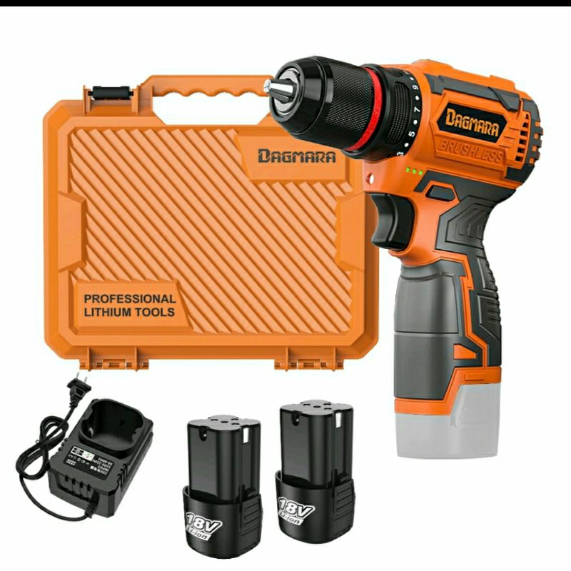 Dagmara 16,8v orange Brushless cordless drill
