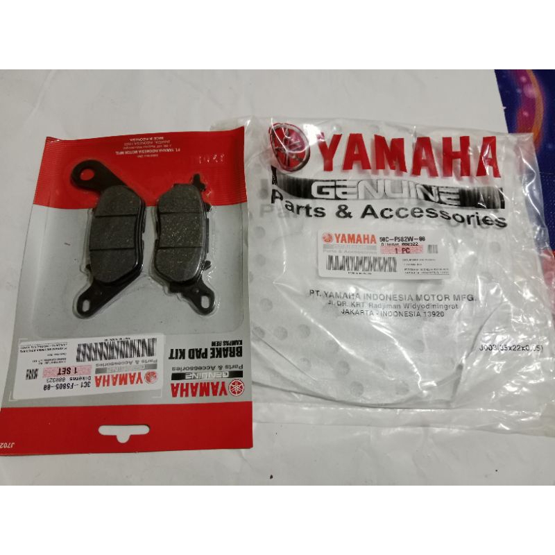 Piringan Cakram+Dispad Jupiter Mx New Kualitas Asli Yamaha Original