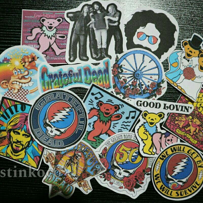 

[15 PCS] STICKER THE GRATEFUL DEAD ISI 15 STICKER