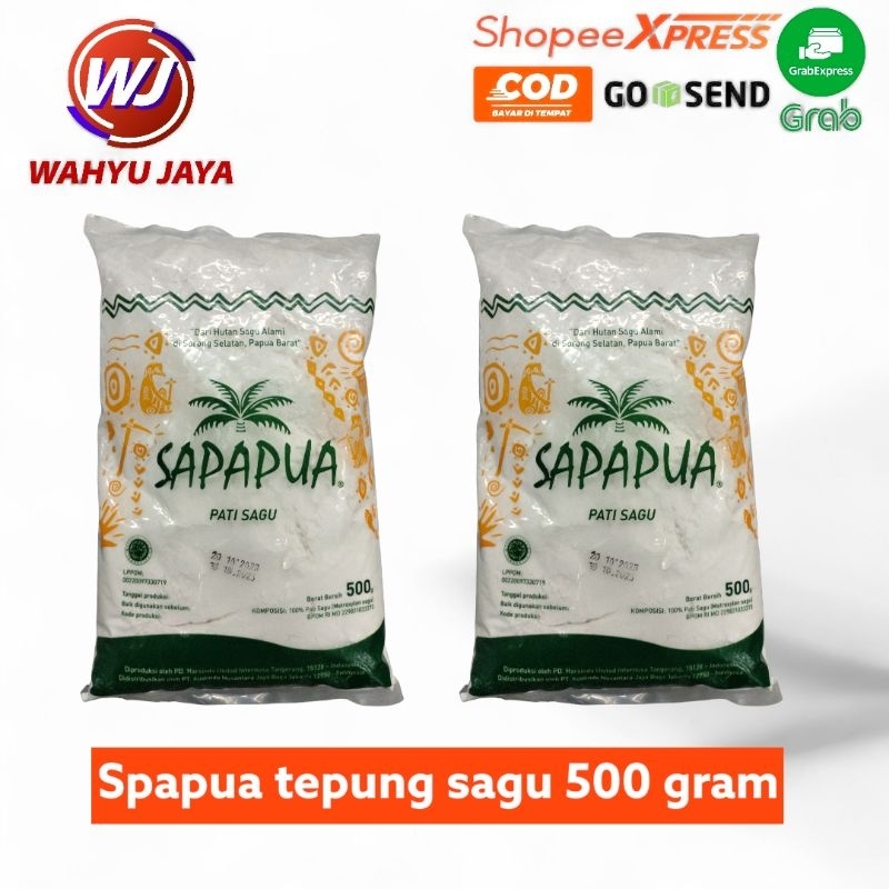 

spapua tepung sagu 500 gram
