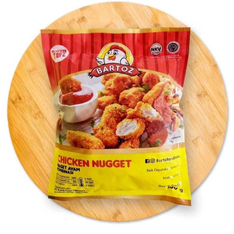 

Bartoz chicken nugget ayam 500 gr | nugget bartoz