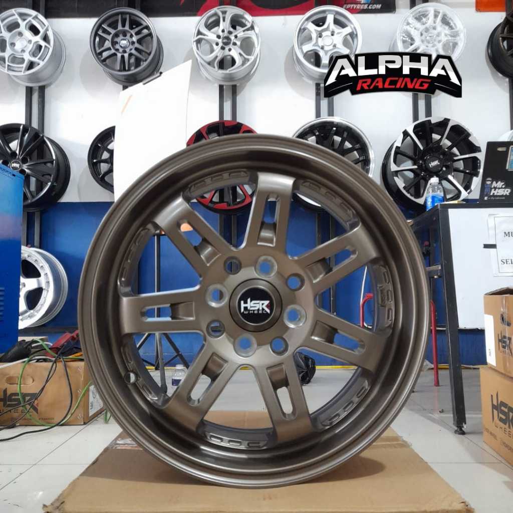 Velg Racing Buat Brio Agya Ayla Sirion Datsun Hsr Daimon Ring 15 Warna Bronze