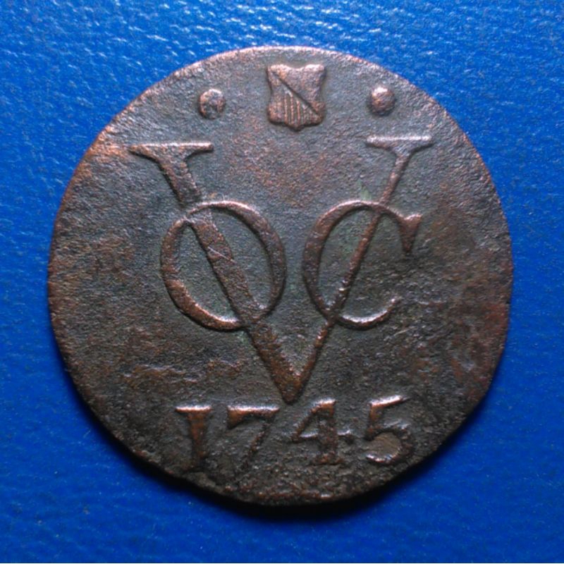 Koin VOC 1 Duit Utrecht 1745