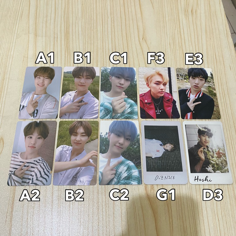 [BACA DESKRIPSI] PHOTOCARD PC ALBUM SEVENTEEN HOSHI - YMMD TEEN AGE GOING SEVENTEEN AL1 LOVE & LETTE