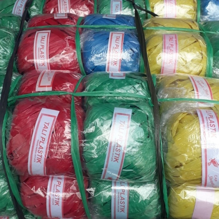 

(1Pcs) Tali Rafia Roll Warna Ukuran -+50 Meter.- tali plastik